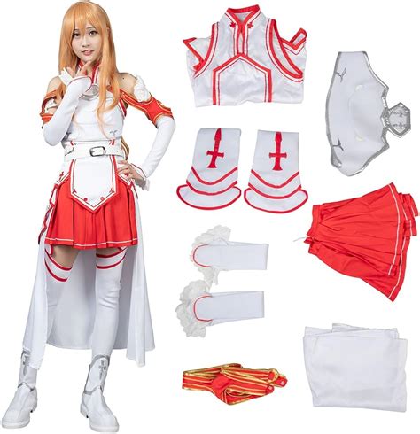 cosplay asuna|Amazon.com: Asuna Costume